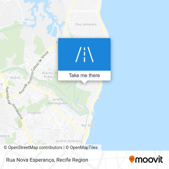 Rua Nova Esperança map