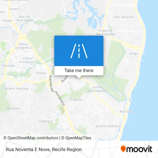 Rua Noventa E Nove map