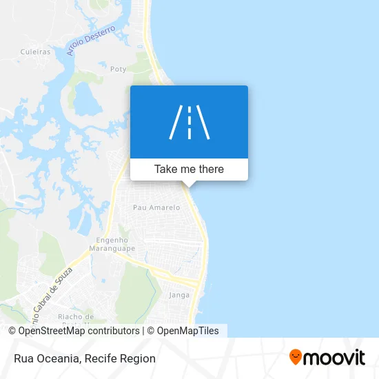 Rua Oceania map