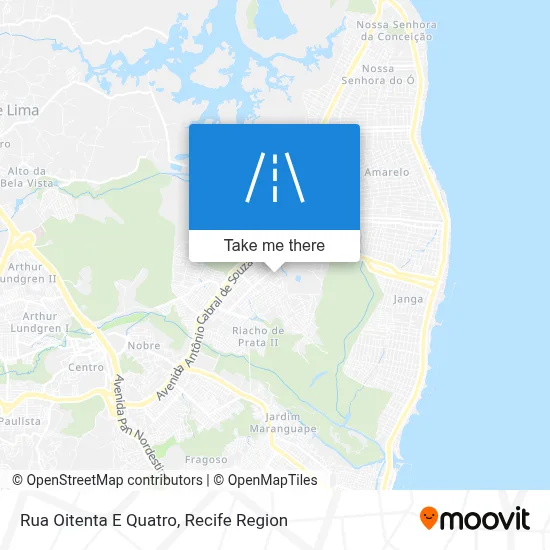 Rua Oitenta E Quatro map