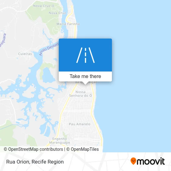 Rua Orion map