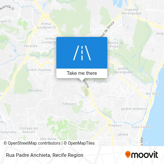 Rua Padre Anchieta map