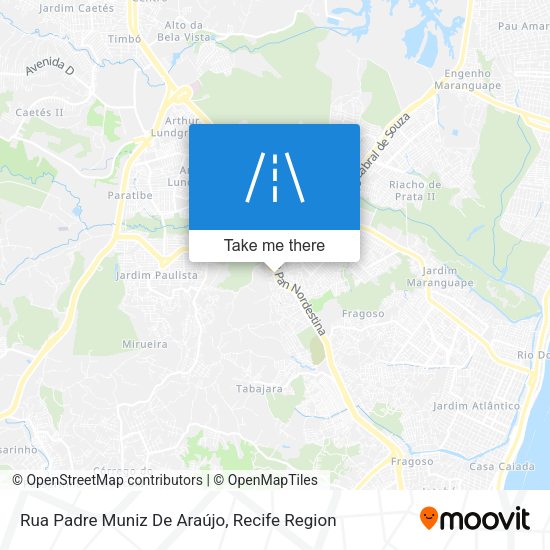 Rua Padre Muniz De Araújo map