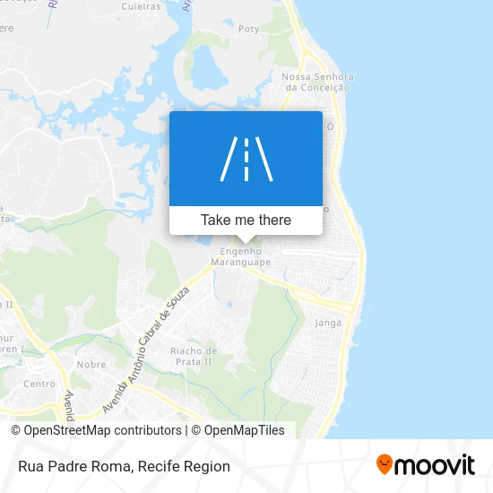 Rua Padre Roma map