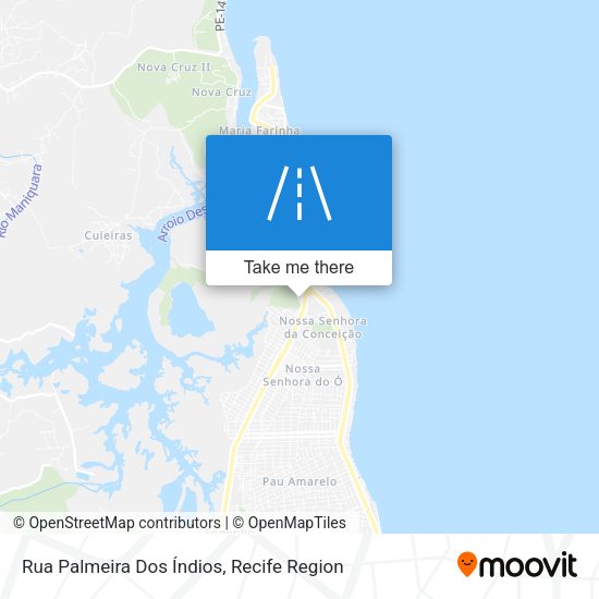 Rua Palmeira Dos Índios map