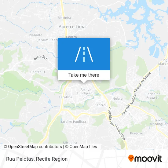 Rua Pelotas map