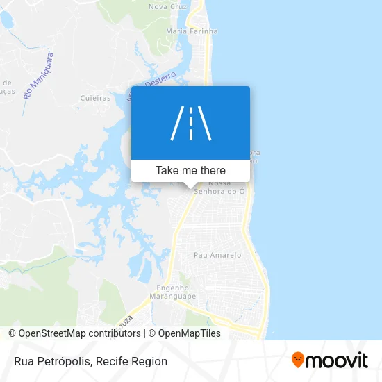 Rua Petrópolis map