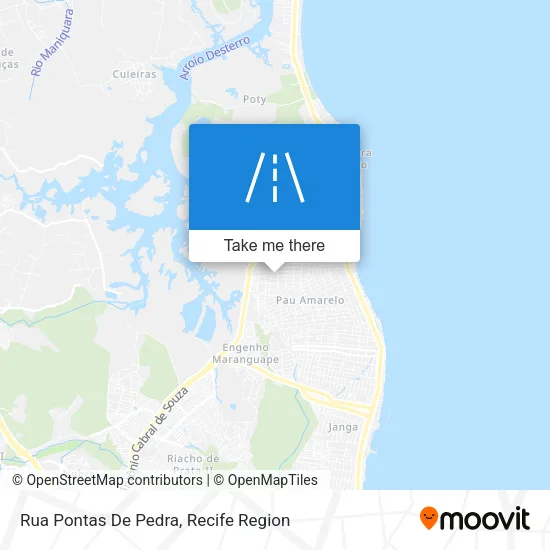 Rua Pontas De Pedra map