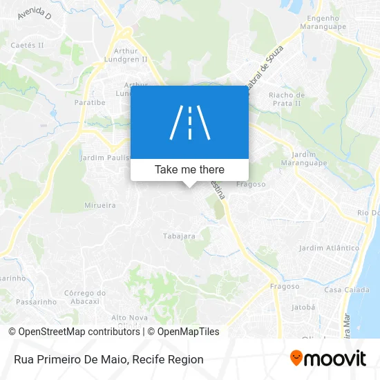 Rua Primeiro De Maio map