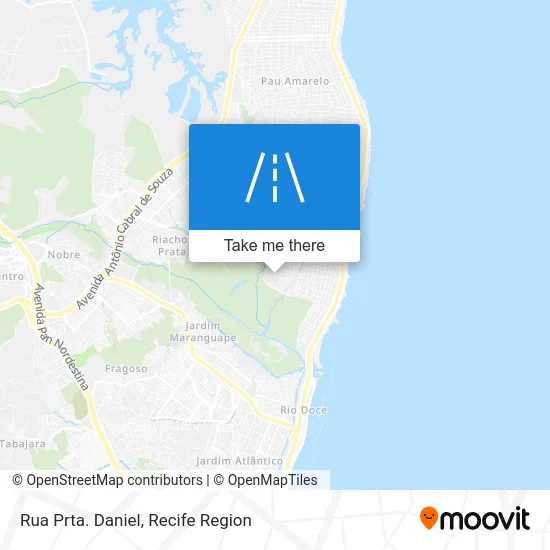 Rua Prta. Daniel map