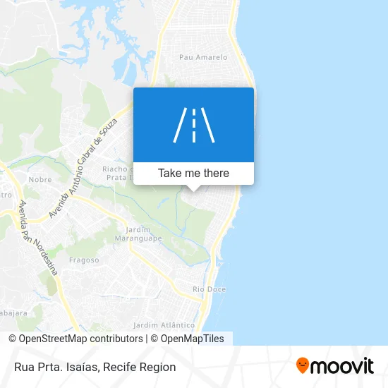 Rua Prta. Isaías map