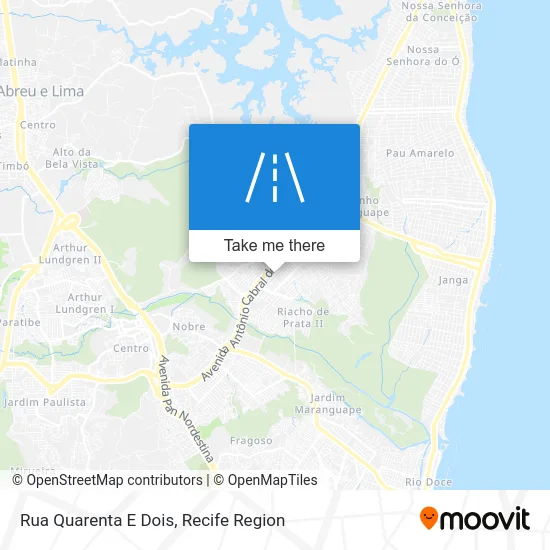 Rua Quarenta E Dois map