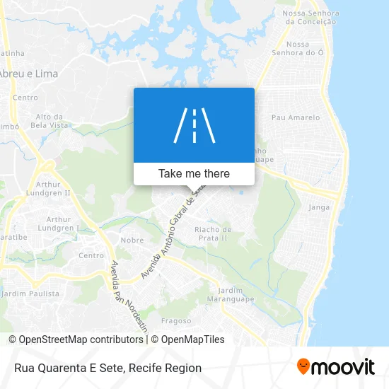 Rua Quarenta E Sete map