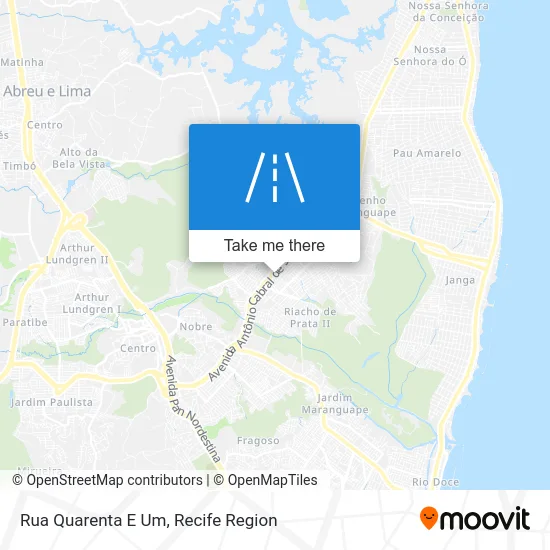 Rua Quarenta E Um map