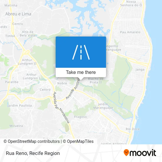 Rua Reno map