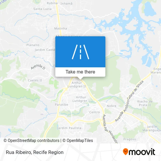 Rua Ribeiro map