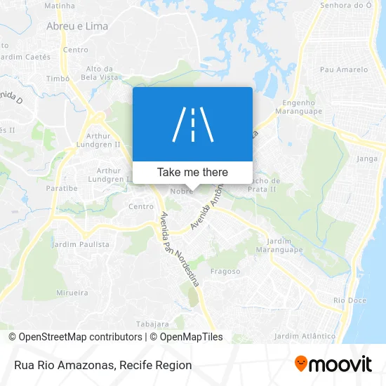 Rua Rio Amazonas map