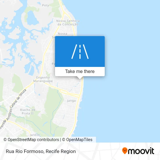 Rua Rio Formoso map