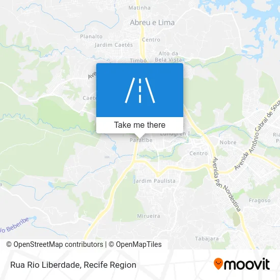Rua Rio Liberdade map
