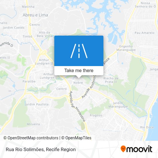 Rua Rio Solimões map