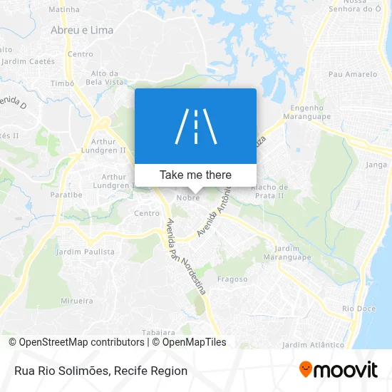 Rua Rio Solimões map