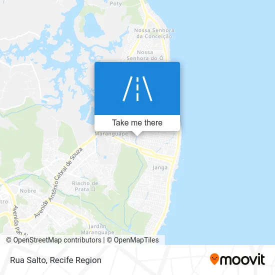 Rua Salto map