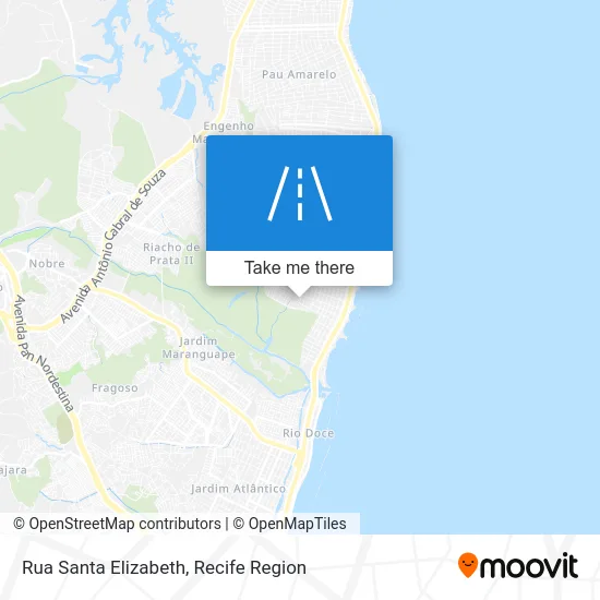 Rua Santa Elizabeth map