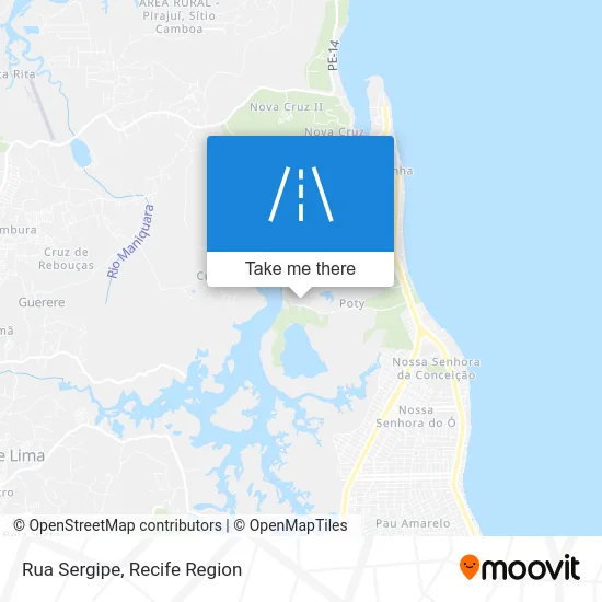 Rua Sergipe map