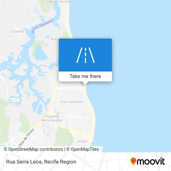 Rua Serra Leoa map