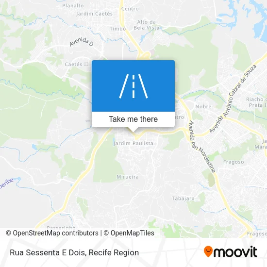 Rua Sessenta E Dois map