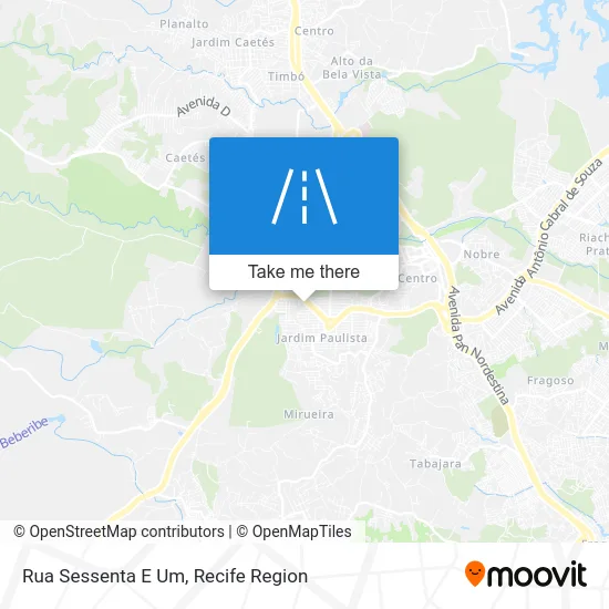 Rua Sessenta E Um map