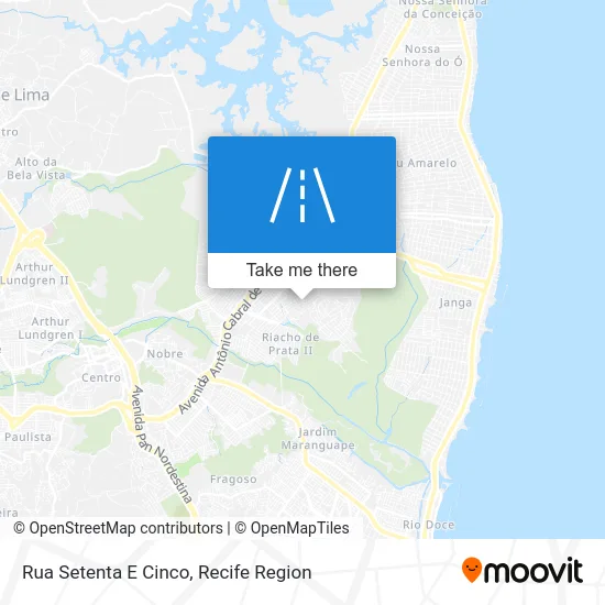 Rua Setenta E Cinco map