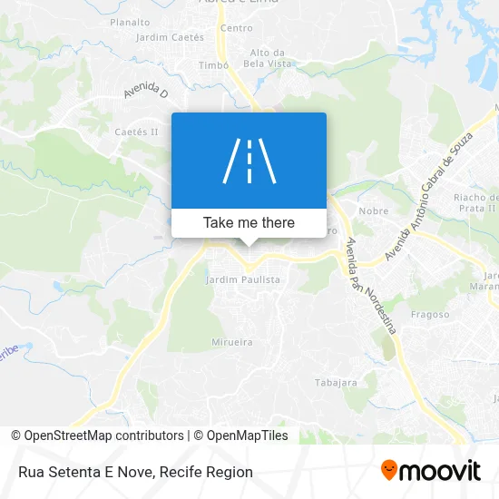 Rua Setenta E Nove map