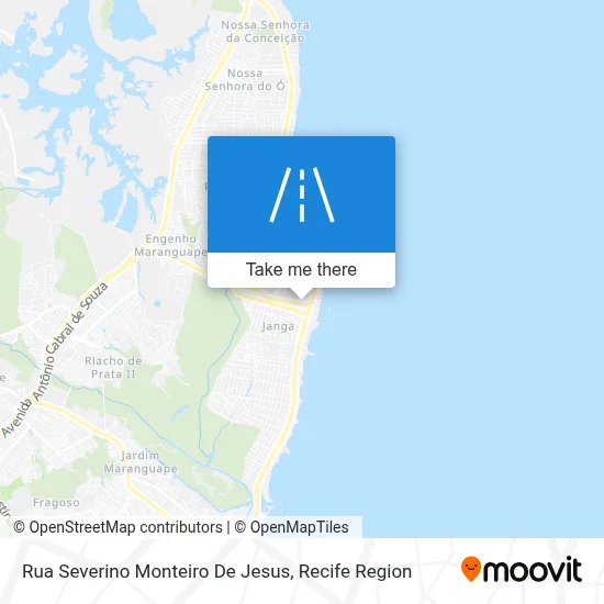 Rua Severino Monteiro De Jesus map