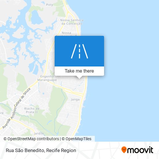 Rua São Benedito map
