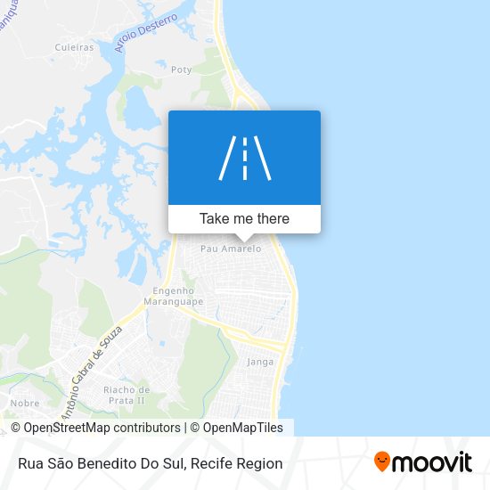 Rua São Benedito Do Sul map
