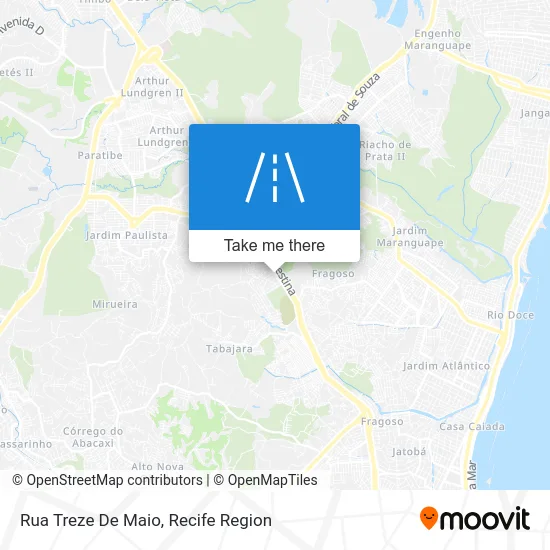 Rua Treze De Maio map