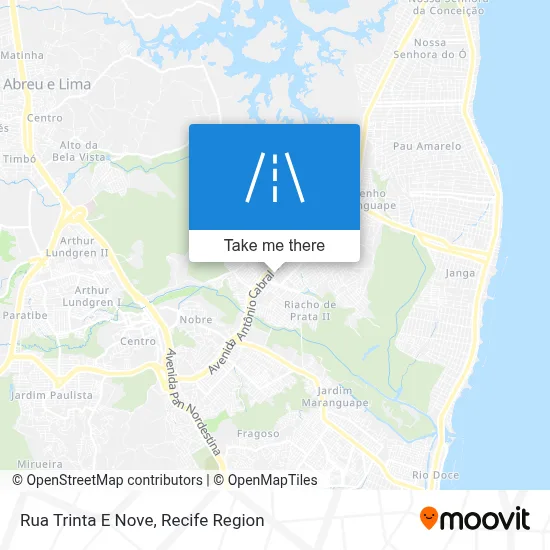 Rua Trinta E Nove map