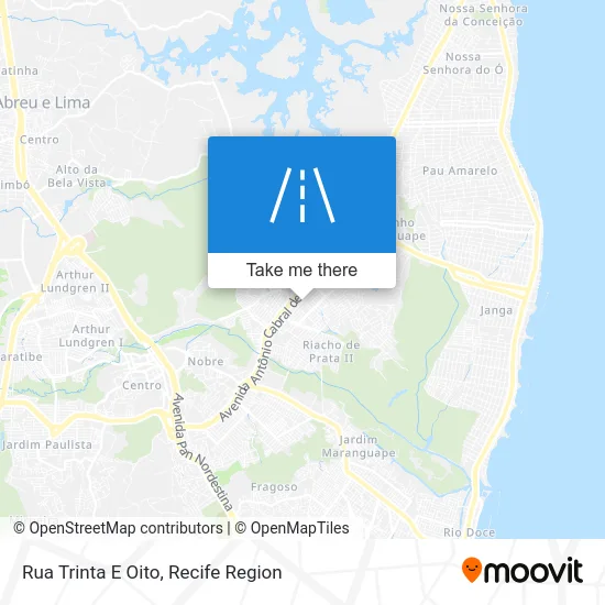 Rua Trinta E Oito map