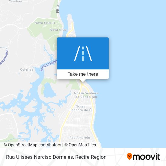 Rua Ulisses Narciso Dorneles map