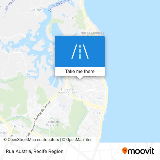 Rua Áustria map
