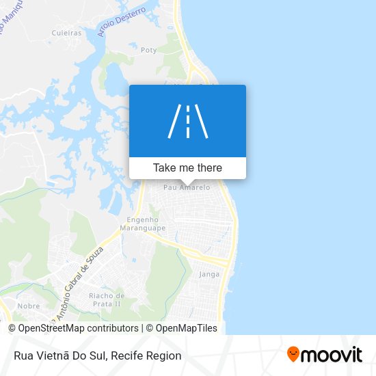 Rua Vietnã Do Sul map