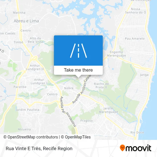 Rua Vinte E Três map