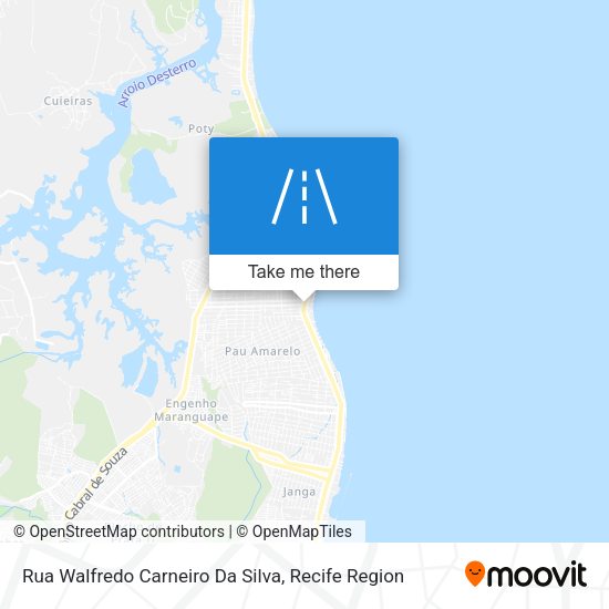 Rua Walfredo Carneiro Da Silva map