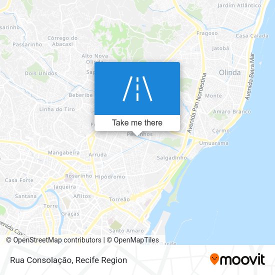 Rua Consolação map