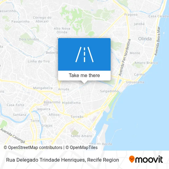 Rua Delegado Trindade Henriques map