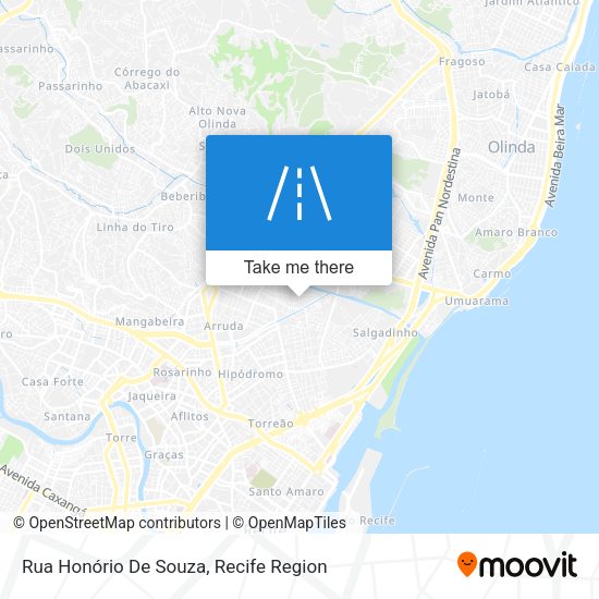 Rua Honório De Souza map