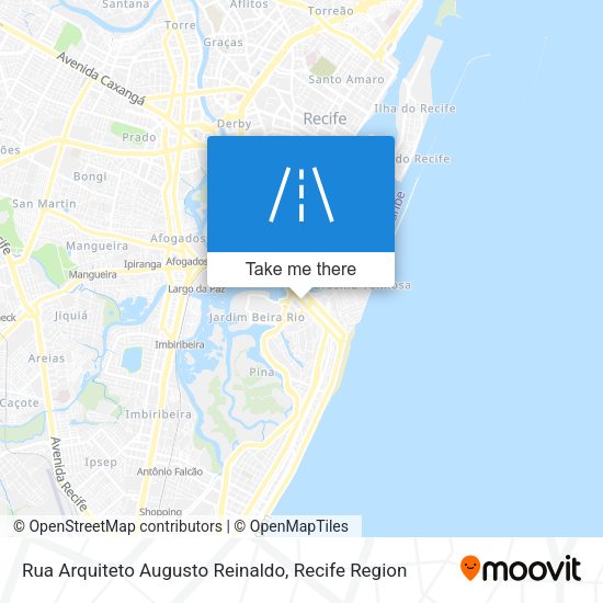 Rua Arquiteto Augusto Reinaldo map