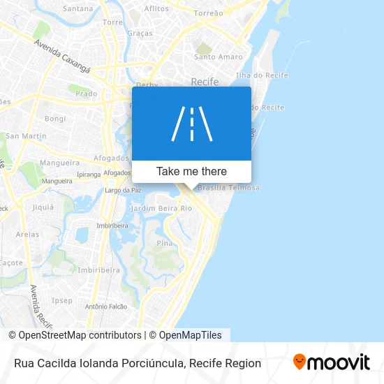 Rua Cacilda Iolanda Porciúncula map
