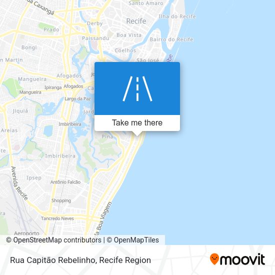 Rua Capitão Rebelinho map